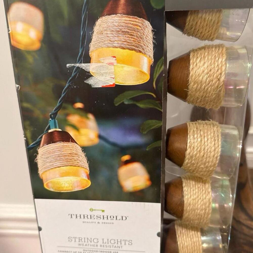 Brand New THRESHOLD LED String Lights Inside/Outside